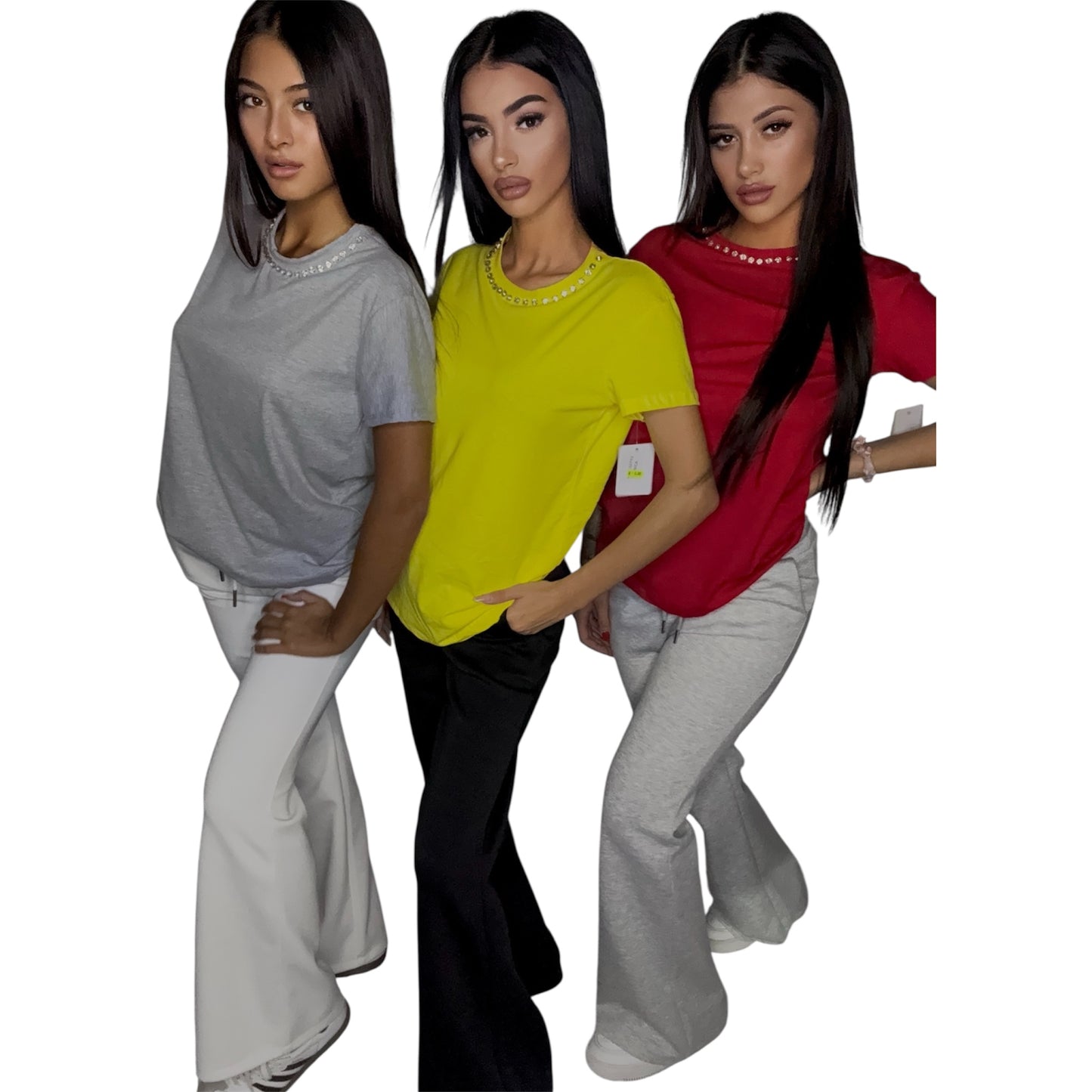 T-SHIRT COLLO DIAMOND