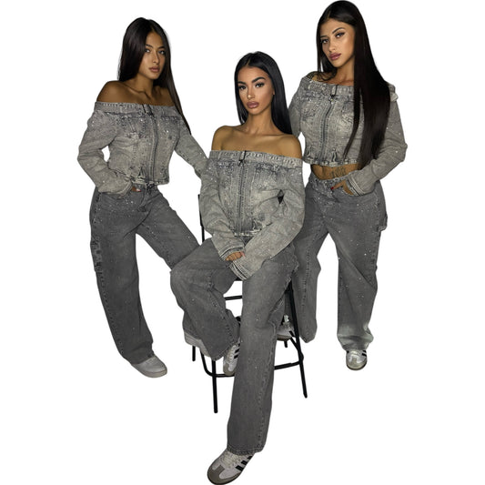 COORDINATO GREY DIAMOND