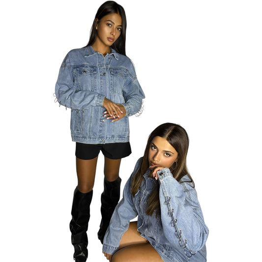 GIUBBOTTO DENIM RINGS