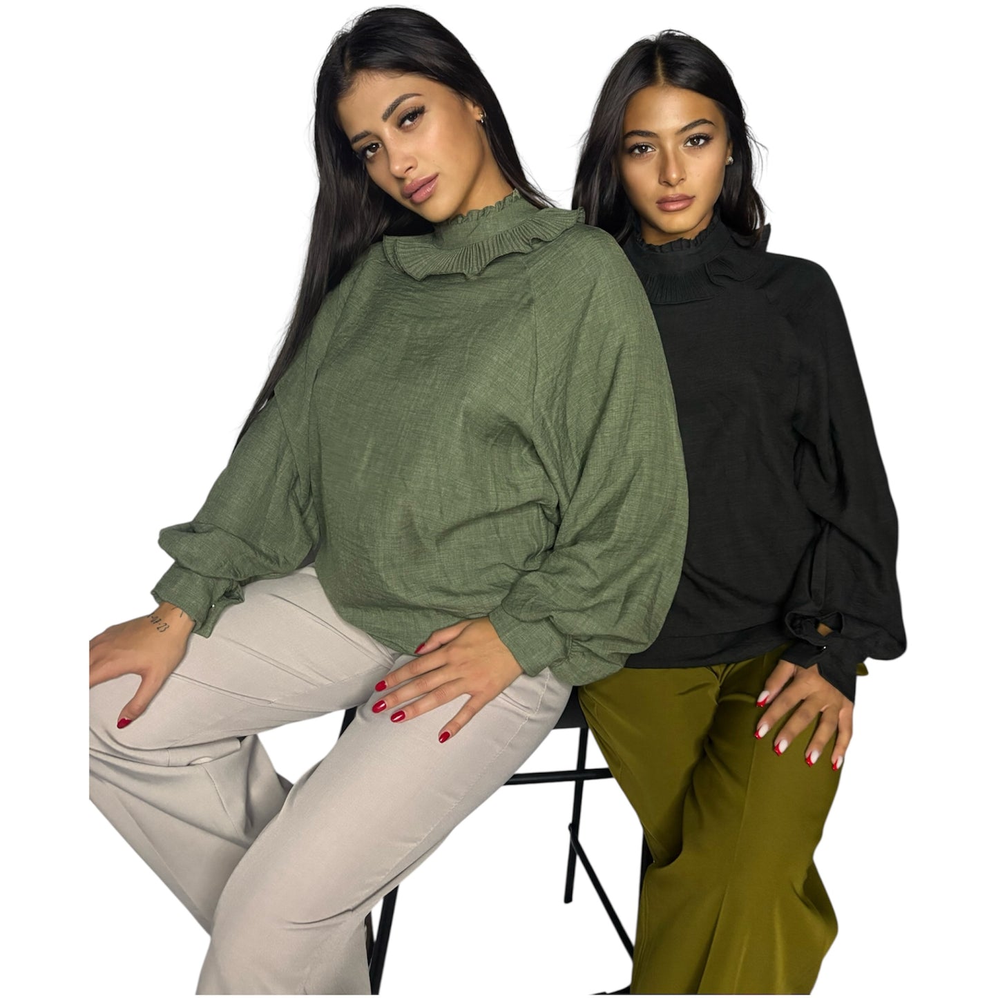 CAMICIA CON COLLETTO VOILANT