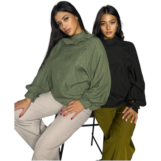 CAMICIA CON COLLETTO VOILANT